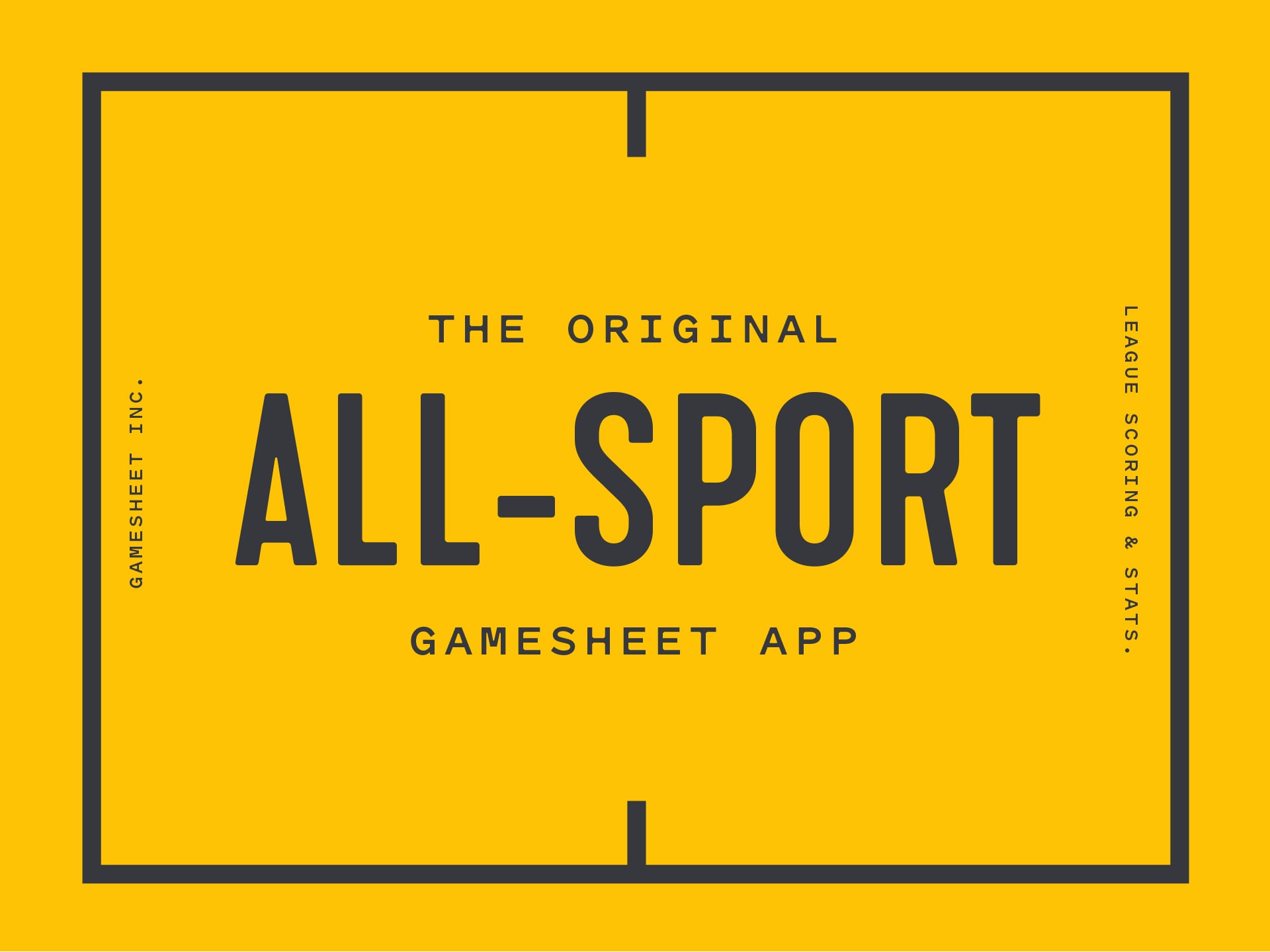 Gamesheet typography poster two